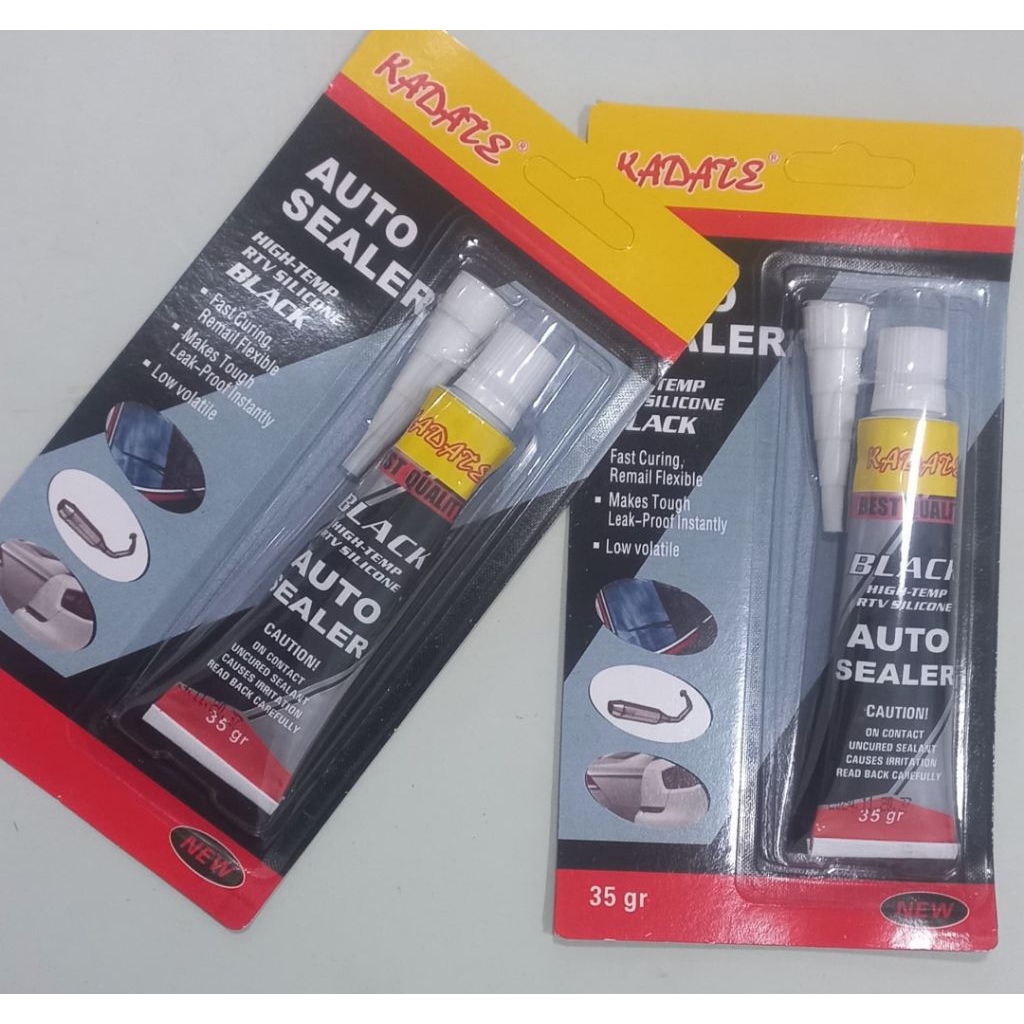 Obral (PER 6PCS) KADATE BLACK AUTO SEALER 30gr Lem Gasket Hitam
