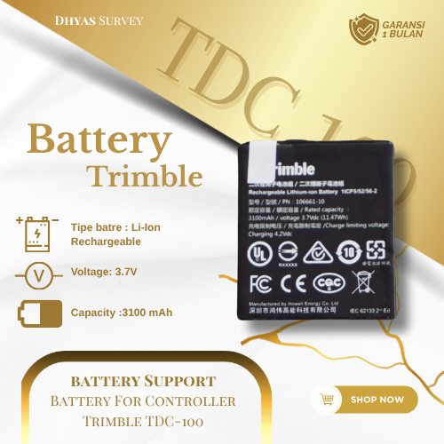 Baterai Controller GPS Trimble TDC100 Battery Data Controller GPS Trimble TDC-100