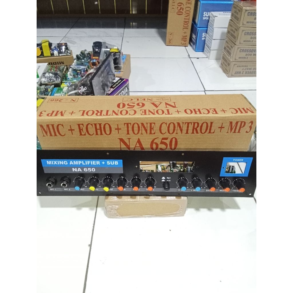 kit tone control speaker aktif mixing musik nelc NA650