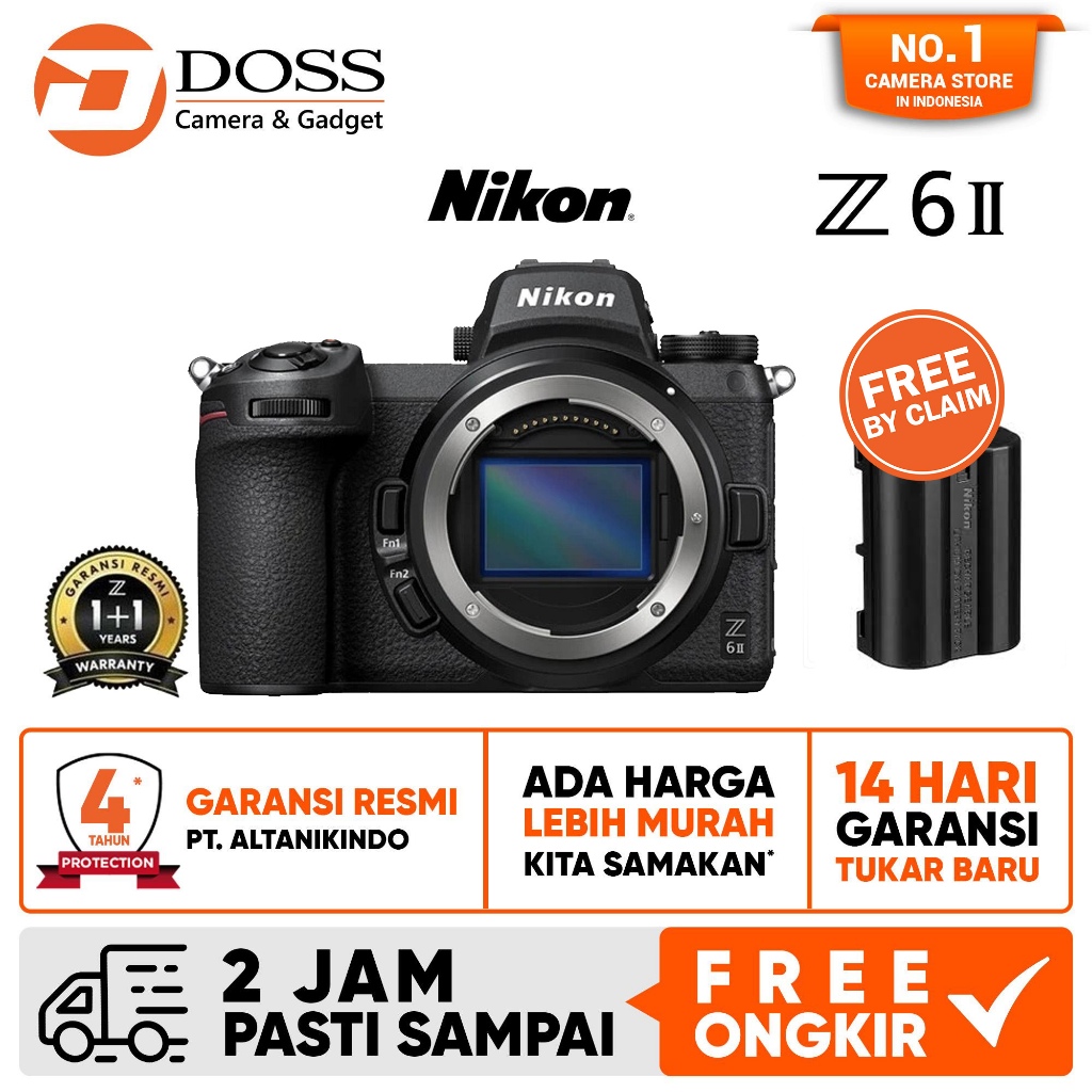 Nikon Z 6II Mirrorless Body Only / Nikon Mirrorless / Z6II