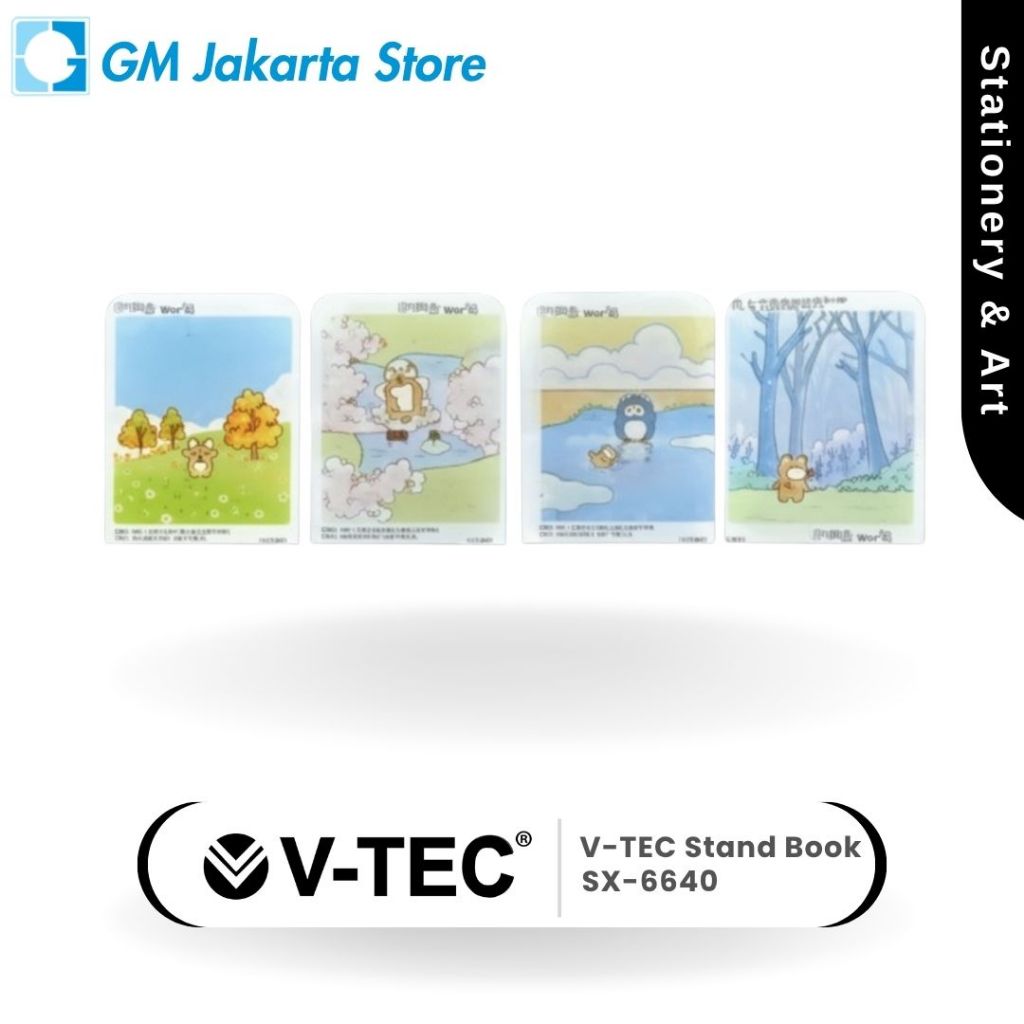 V-TEC Stand Book Fancy Type SX-6640