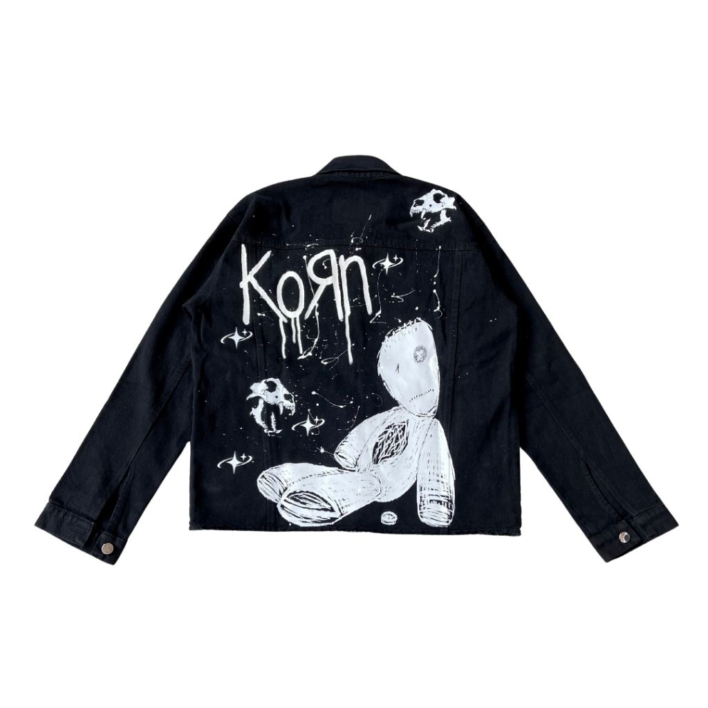 Korn Jaket Denim Lukis FOSARTE