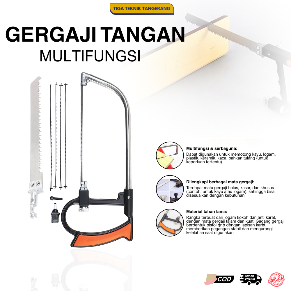 Gergaji Tangan Multifungsi KLD - Gergaji Multifungsi Serbaguna