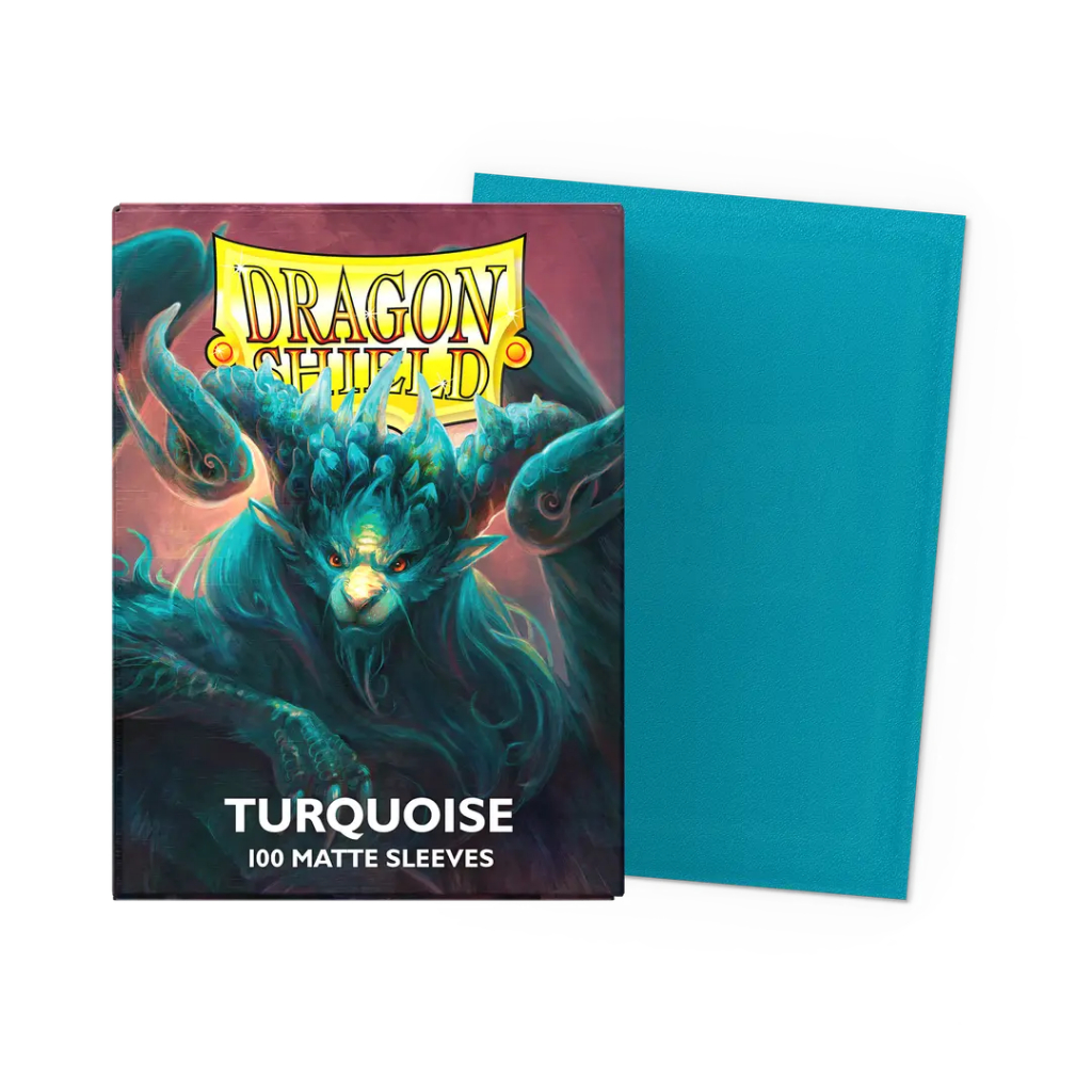 Dragon Shield Sleeve Standard Size Card Sleeve -  Turquoise Matte