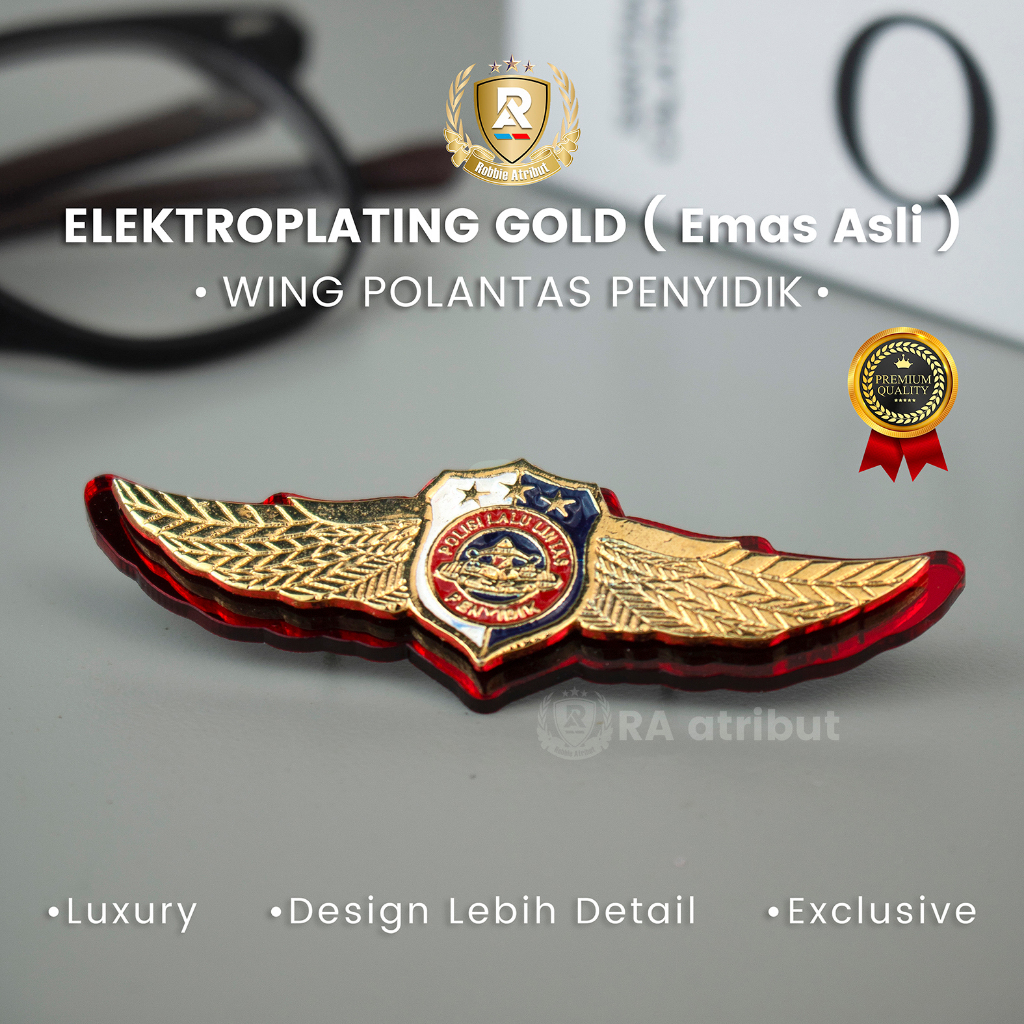 Wing Penyidik Lantas Brivet Penyidik Lalulintas Premium