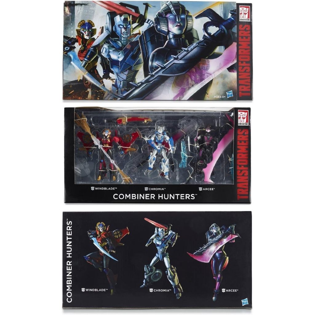 Hasbro SDCC 2015 Exclusive Transformers Combiner Hunters Deluxe Figure Box Set