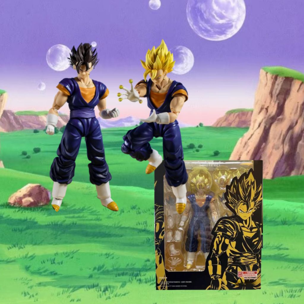 NEW Shf Dragon Ball Z Action Figures Vegetto / Vegito 18cm Artikulasi Recast