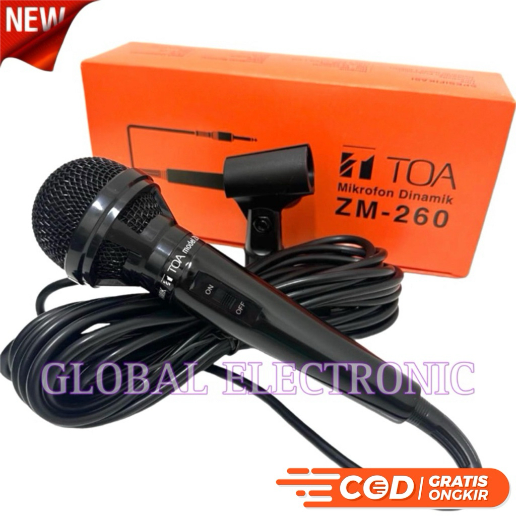 Mic toa tipe ZM 260 asli Microphone Toa Asli zm 260 / Zm260 asli toa