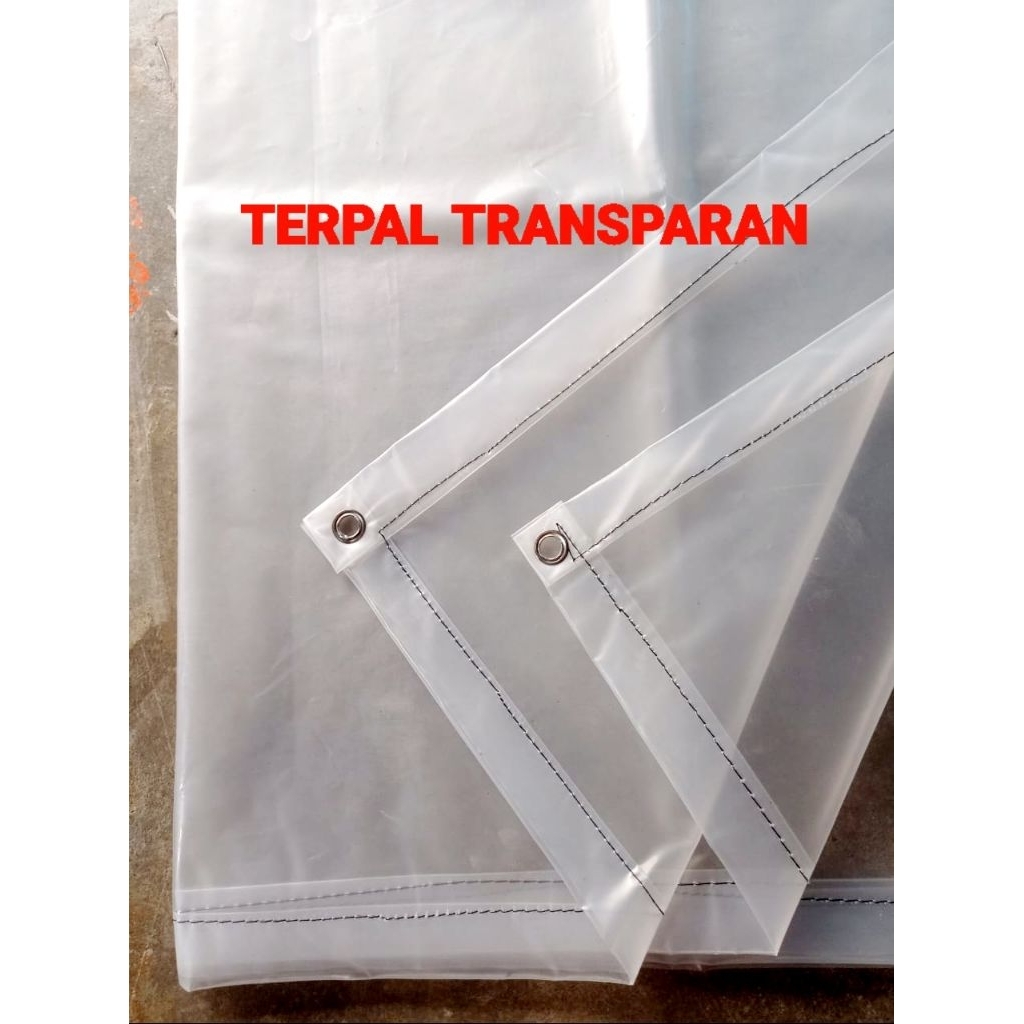 terpal plastik bening 2x3 / terpal kolam