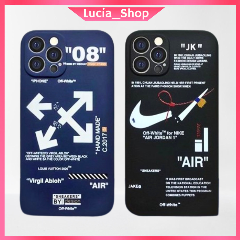 Case Oppo A5S A5 2020 A7 A9 2020 A11K A12 A15 A15S Reno 5 4G Reno 5 5G Casing Liquid White OFF X Nik