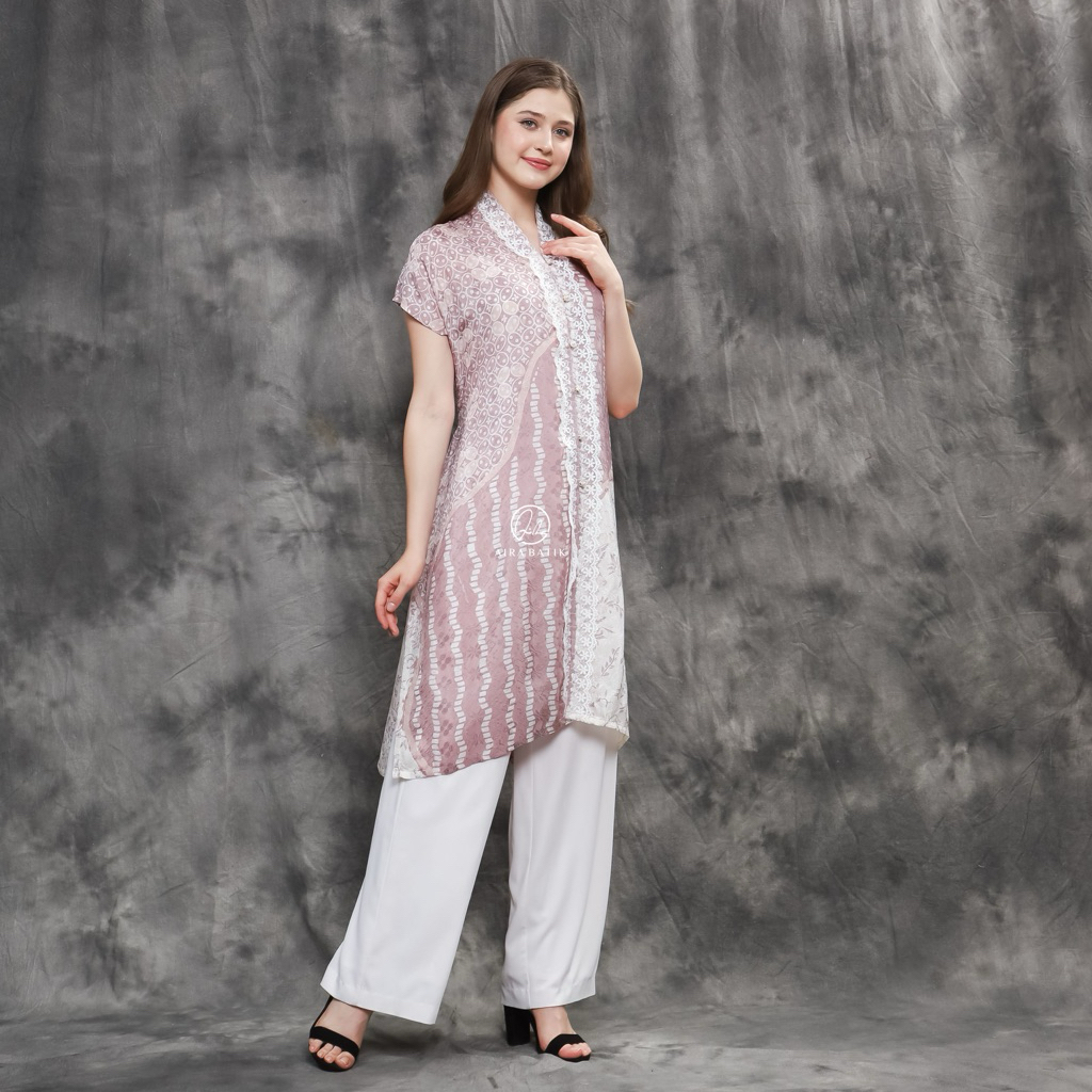 AIRA BATIK - Dara Vest Outer Batik Viscose I Outer Batik Viscose I Vest Batik I Vest long outer I lo