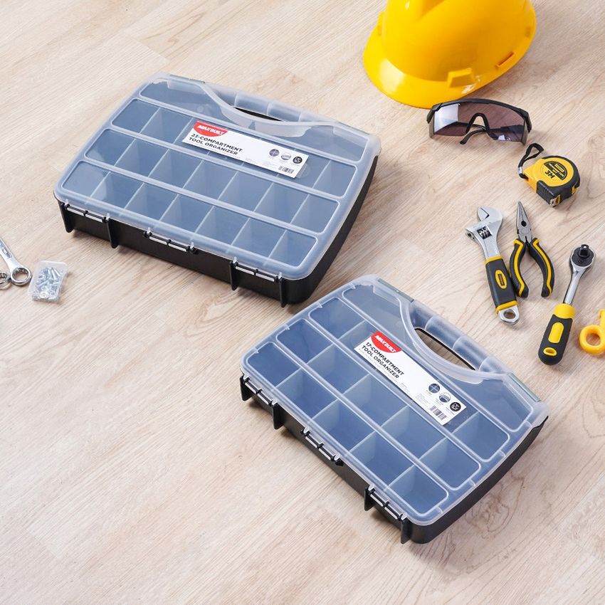 MAXBUILT Kotak Perkakas Tool Box Tempat Peralatan Bengkel Organizer Box Wadah Perkakas Teknisi