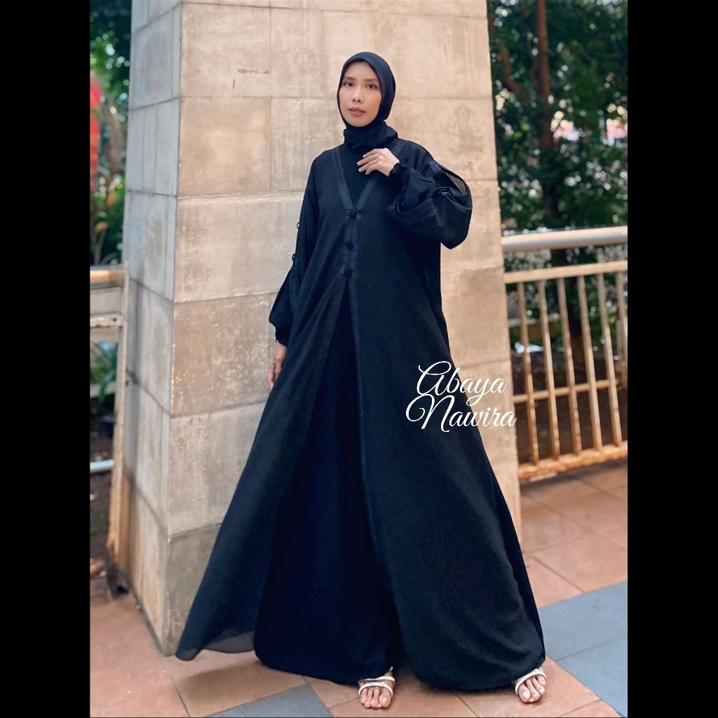 Ophie151 Abaya Mishkaha Wanita Muslim