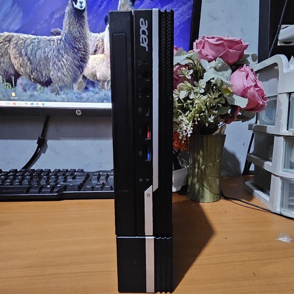 mini pc acer veriton n4660g core i3 8100t gen 8 ram 16 ssd - tanpa ssd ,tanpa ssd