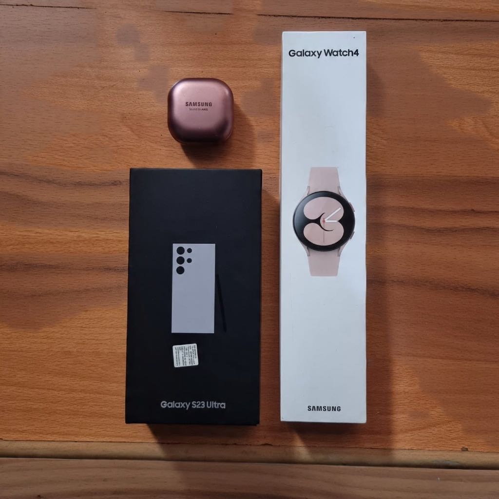 Samsung Galaxy S23 Ultra 12/512GB + Samsung Galaxy Watch 4 + Samsung Buds Live (Ex SEIN)