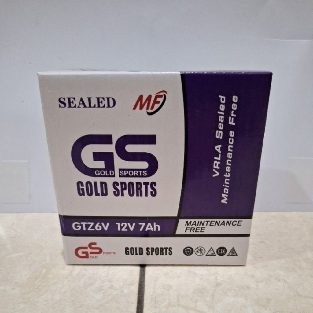 Aki motor GS Gold sports GTZ6V 12V 7Ah