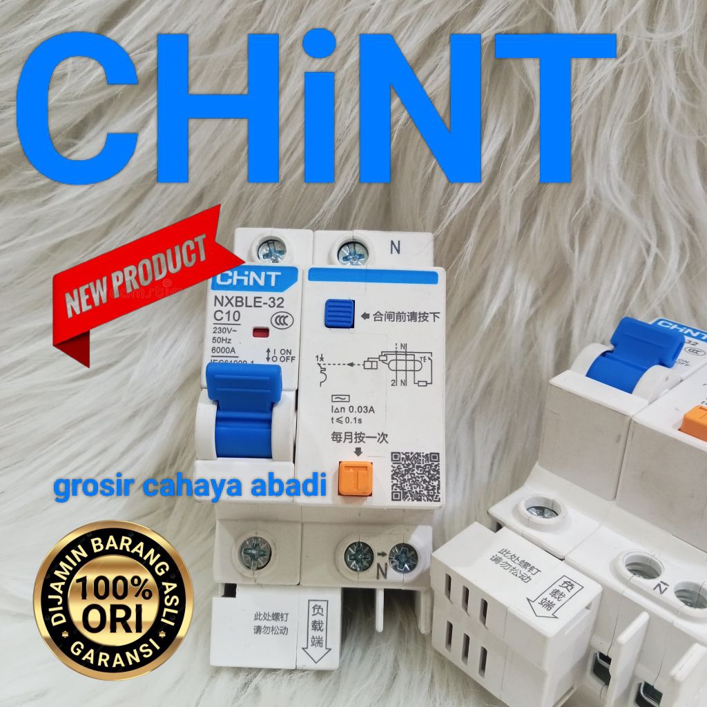 RCBO CHiNT NXBLE-32 10a ELCB CHiNT 10a/rcbo elcb CHiNT original 100%