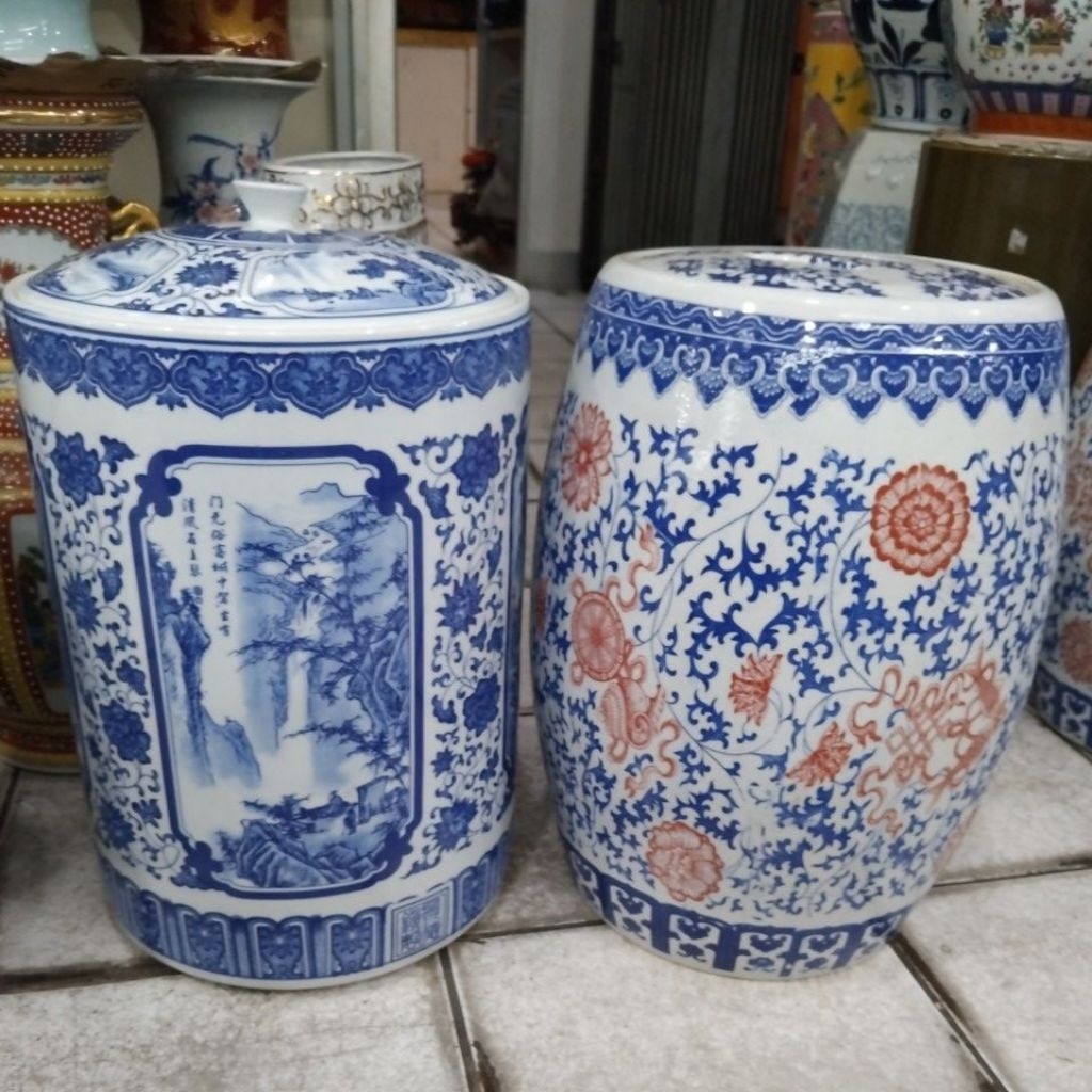 Keramik Guci Tempat Beras 18-20Kg