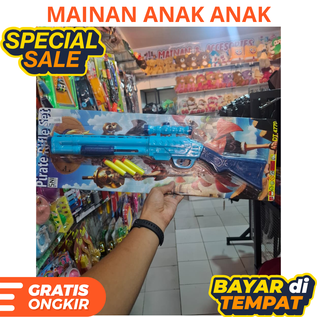Senapan Target DT4770/ /Shoutgun Mainan Anak Anak/ /Mainan Tembak Tembakan/ /Pistol Pistolan/ /Maina