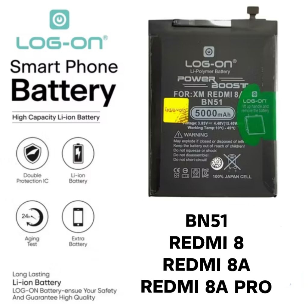 BATERAI BN51 - BN 51 - REDMI 8 - REDMI 8A - REDMI 8A PRO - BATRE - BATRAI - BATTERY