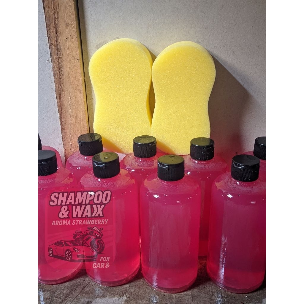 shampo/sabun cuci motor & mobil harga murahhh busa melimpahhh