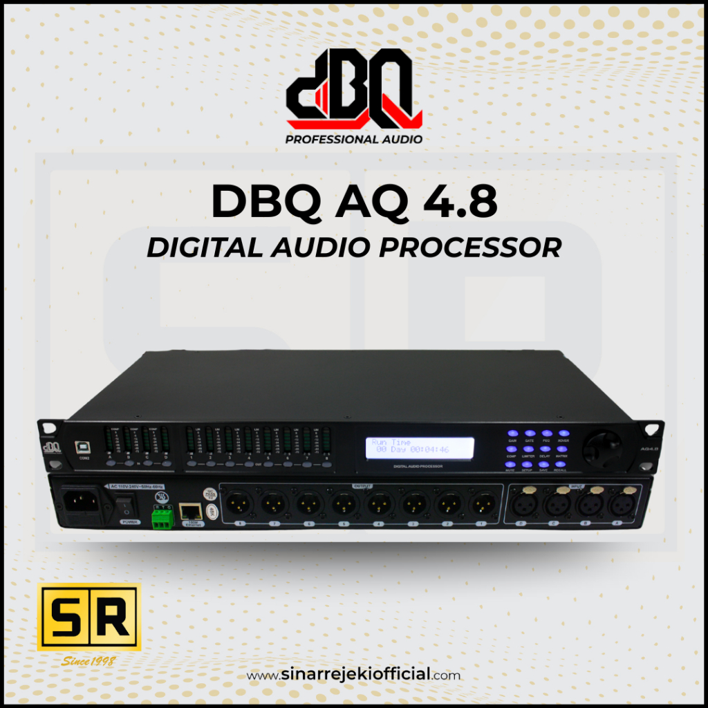 Digital Audio Manajemen Processor Speaker DBQ AQ 4.8