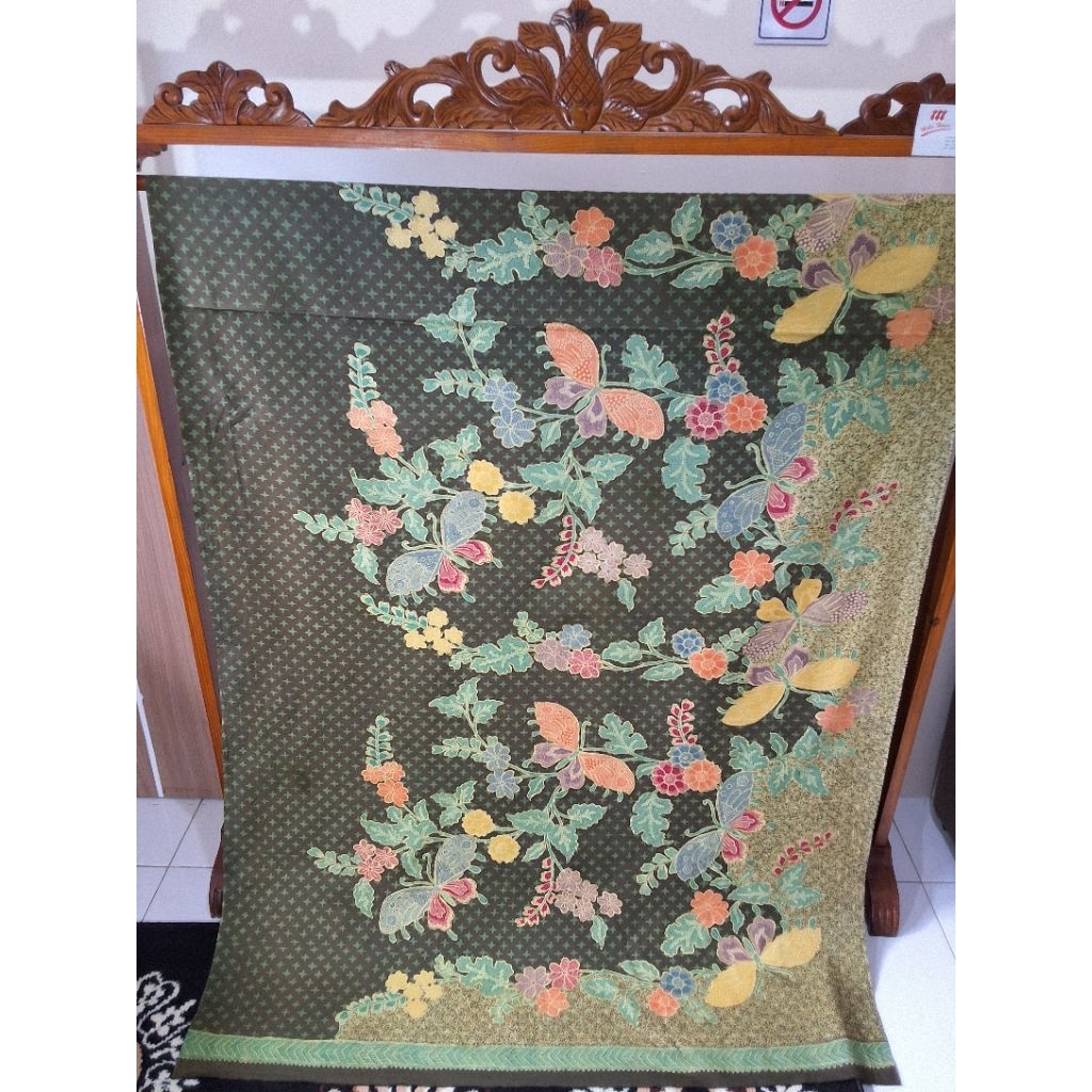 Kain Sarung Encim Buketan/Kain Sarung Batik Encim/Kain Sarung Buketan/Kain Batik Panjang/Kain Batik 