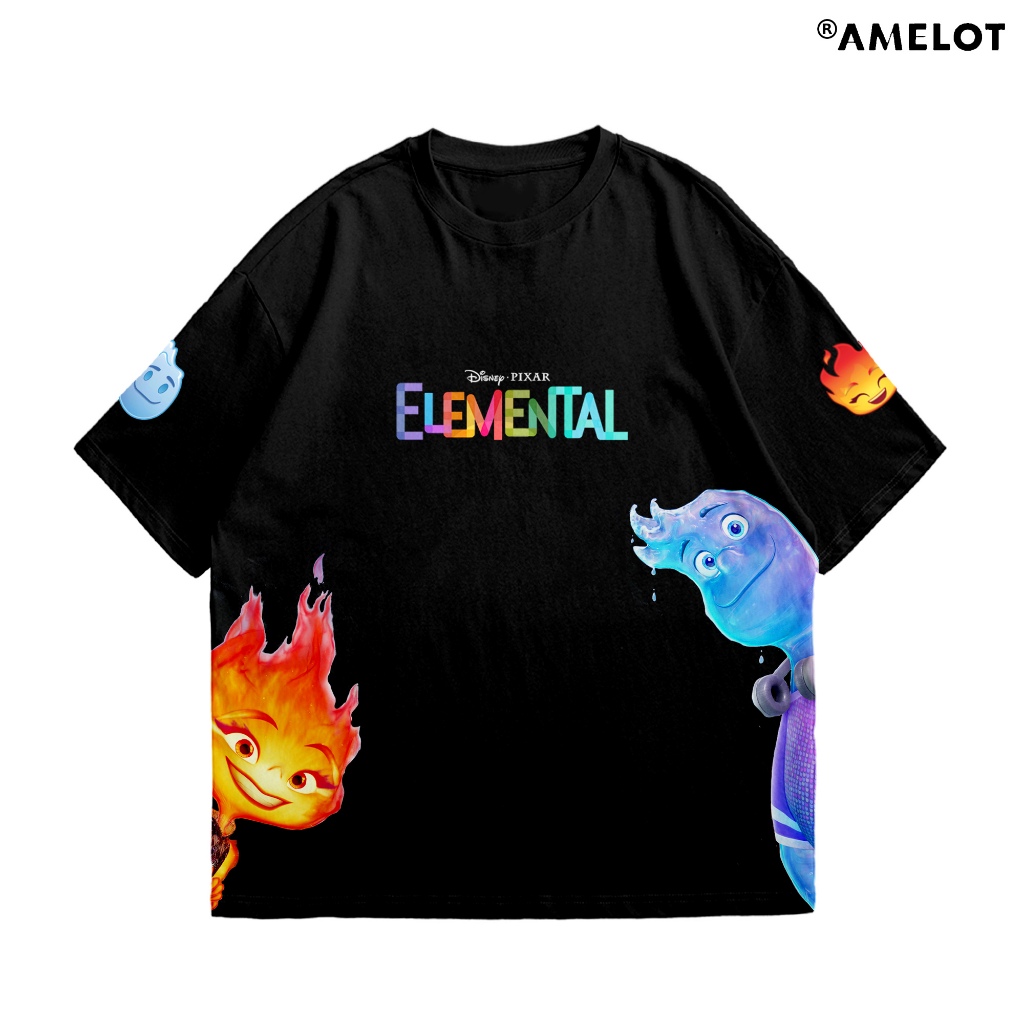 KAOS DISTRO HITAM JEPANG | BAJU KAOS PRIA WANITA | KAOS JEPANG ELEMENTAL| DISTRO KAOS PRIA WANITA | 