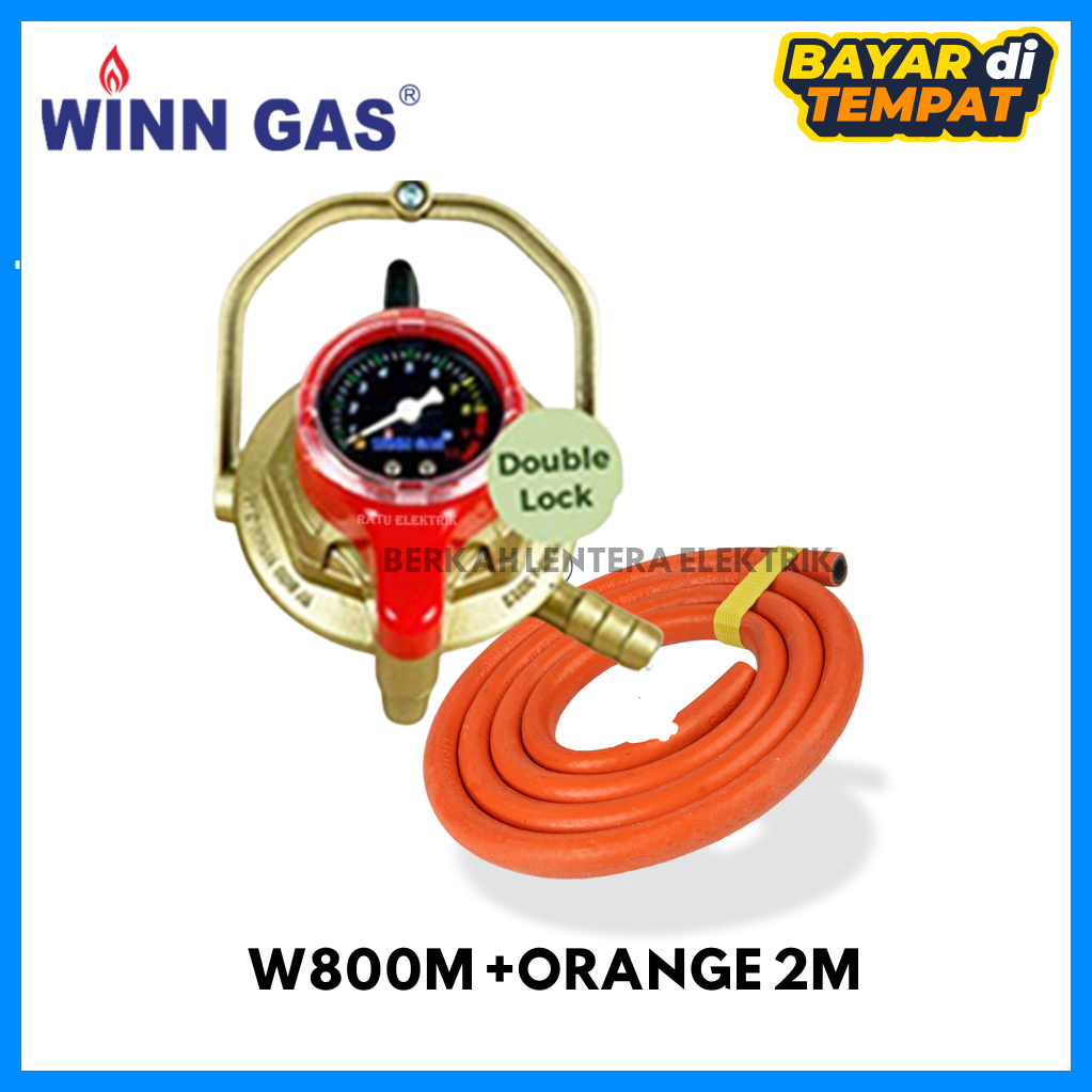 Regulator Winn gas W 800 M PREMIUM NUSANTARA Safety Plus Terbaik