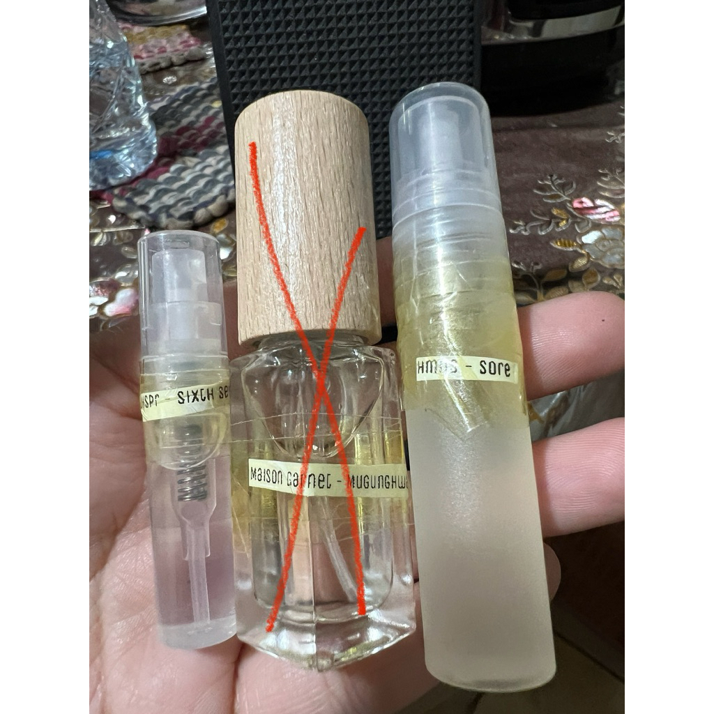 Sharing Decant 2ml 5ml HMNS Sore Snuggle Blue Sparkle Huggable Cotton