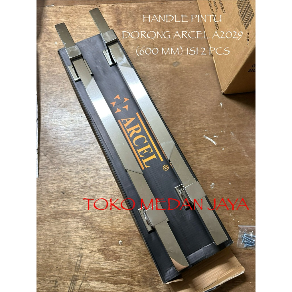 HANDLE PINTU ARCEL A2029- SS (600 MM) ISI 2 PCS STAINLESS STEEL PULL HANDLE ARCEL