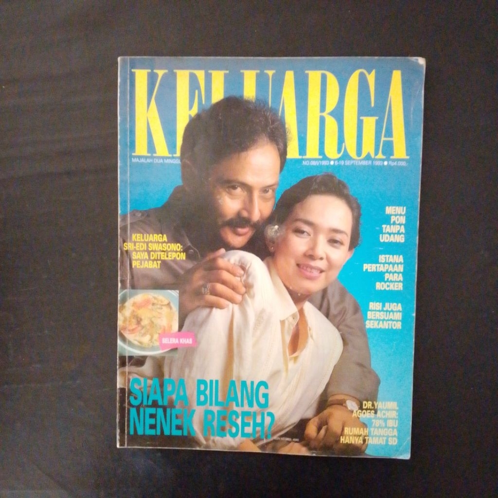 Majalah Keluarga: Menu Pon Tanpa Udang Edisi No.8 Th.1993
