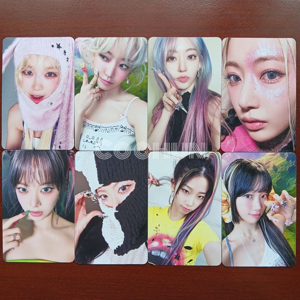 Le Sserafim Crazy Official Photocard Weverse Ver. Chaewon Eunchae Kazuha Sakura