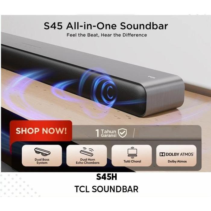 Soundbar TCL Soundbar S45H