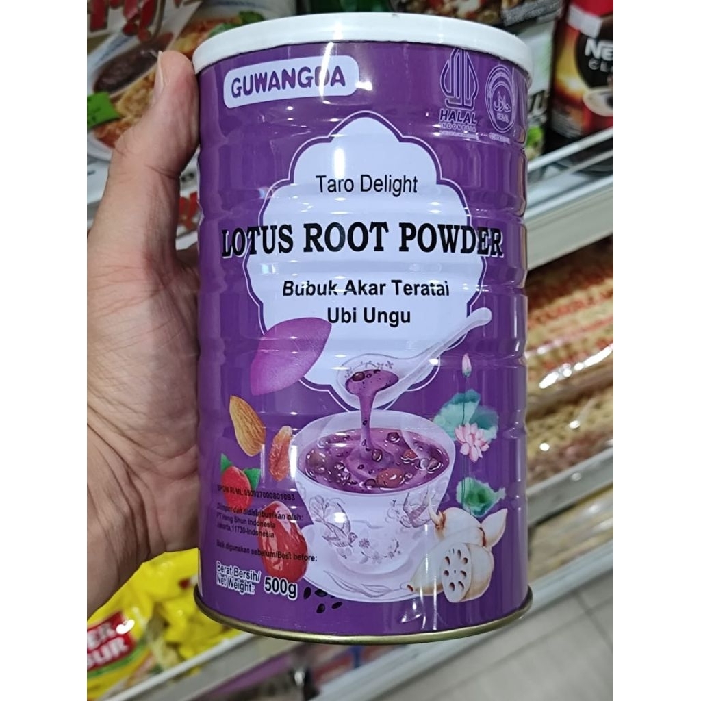 GUWANGDA LOTUS ROOT Powder Ubi Ungu 500gr