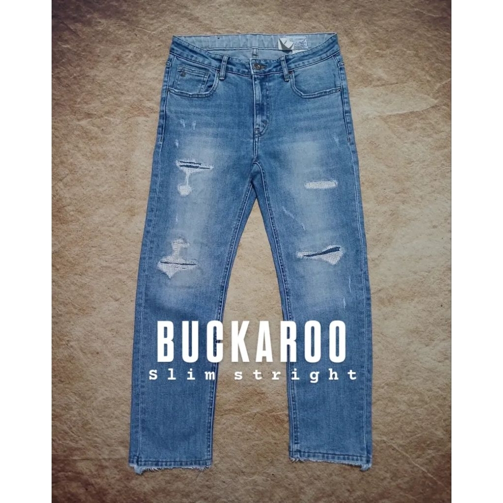 Jeans pria keren BUCKAROO riped tidak bolong second/preloved