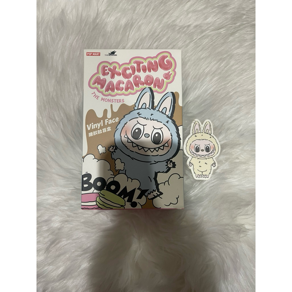 Pop Mart Labubu V1 The Monsters Exciting Macarons - Soymilk