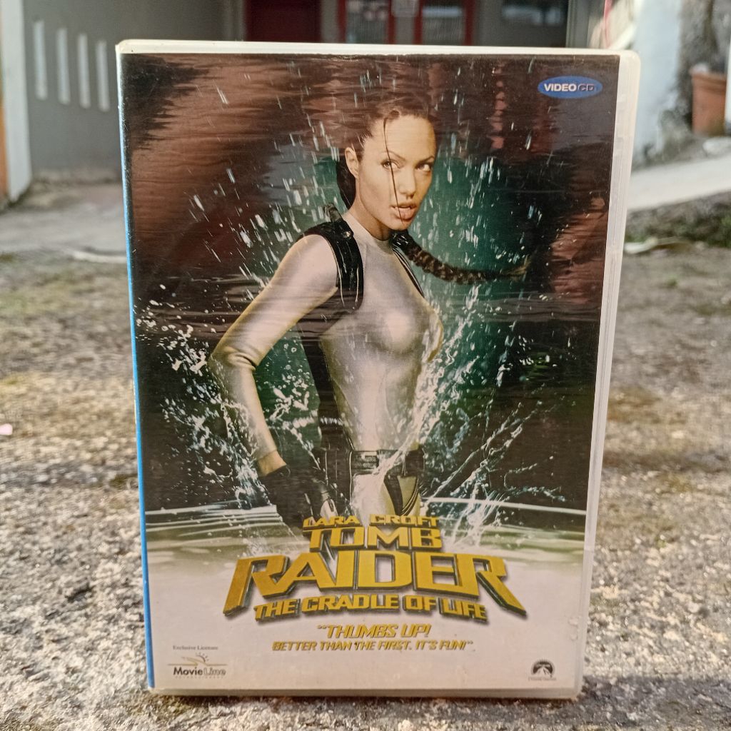VCD Lara Croft: Tomb Raider - The Cradle of Life Angelina Jolie (2003) Teks Indonesia Original Param