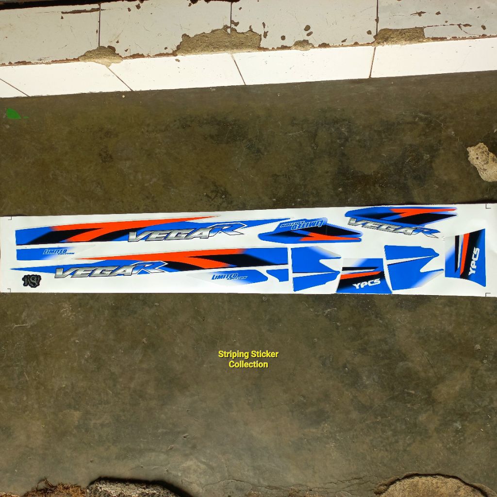 Striping Sticker Motor Yamaha Vega r Lama Custom Model Fiz r Limited Edition LE LIS VEGA R LAMA CUST