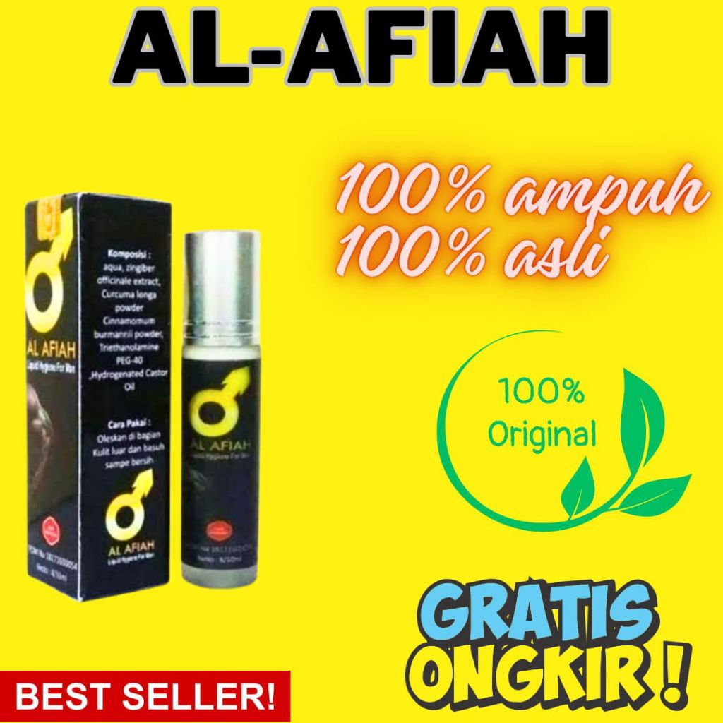 al afiah hajar jahanam original 100% asli obat kuat pria tahan lama oles permanen