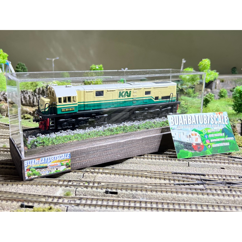 Miniatur Lokomotif CC 201 83 31 Livery Vintage PJKA Skala HO Medium Detail