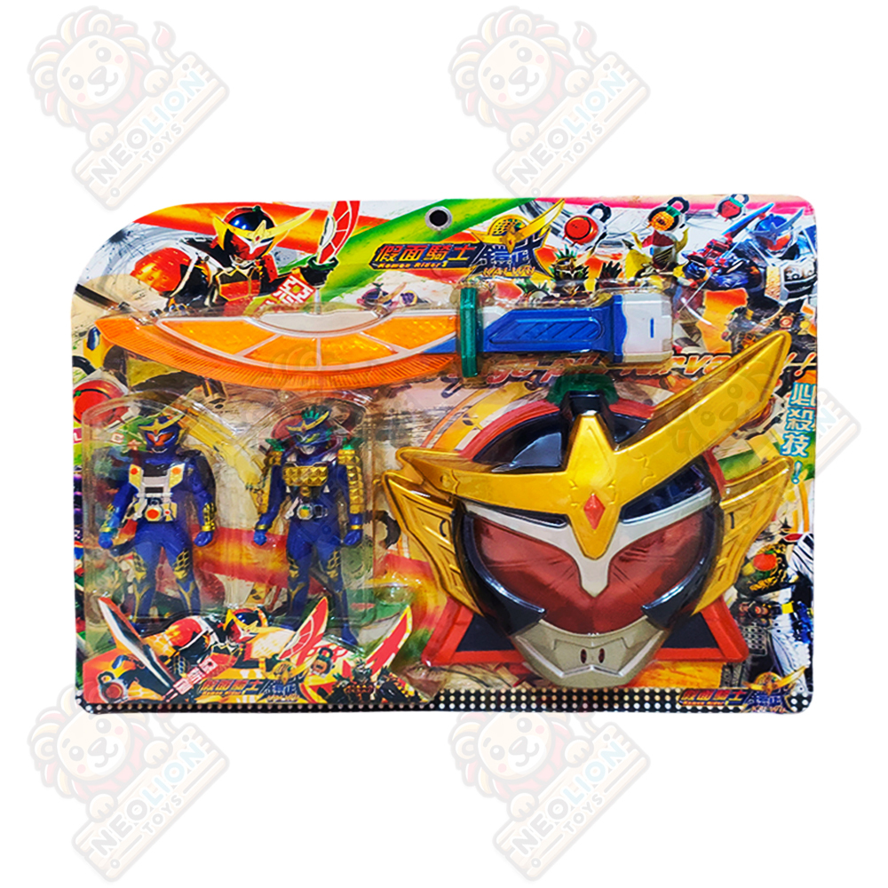 Mainan Anak Figure Robot Masked Rider Gaim Kamen Rider Topeng + Senjata KW813