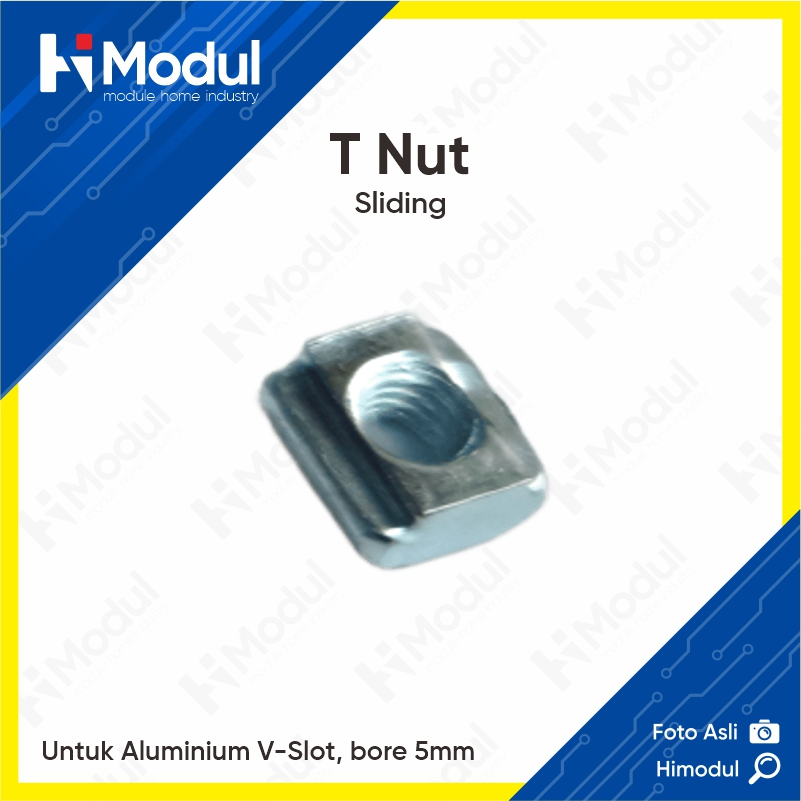 T Nut M5 Tee Nut T Sliding Nut 20-M5 Square Aluminium Profile 2020