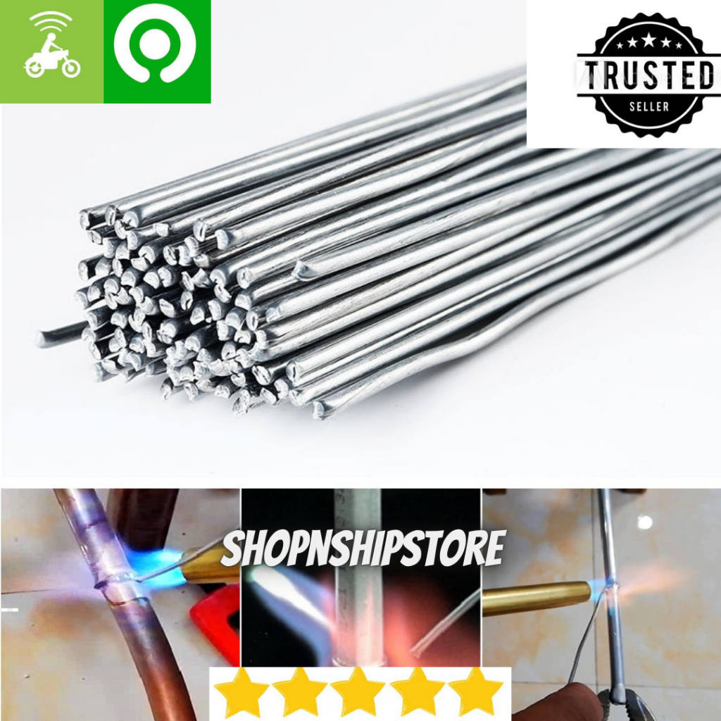 Kawat Las Aluminium Alloy 50cm 2mm - Kawat Las 33cm 2mm Aluminium Electrode Suhu Rendah Welding