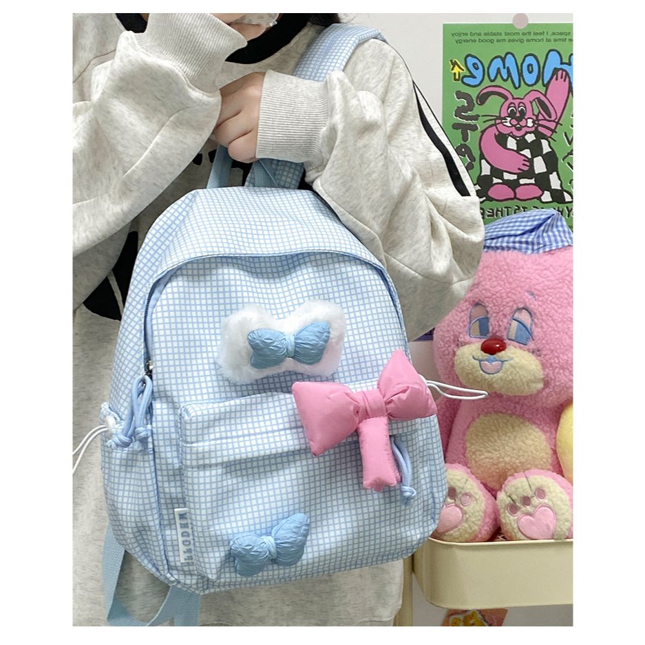 Tas sekolah kecil INS/Ransel ringan bergaya Korea/Ransel wanita imut ansel ringan bergaya Korea/ntuk
