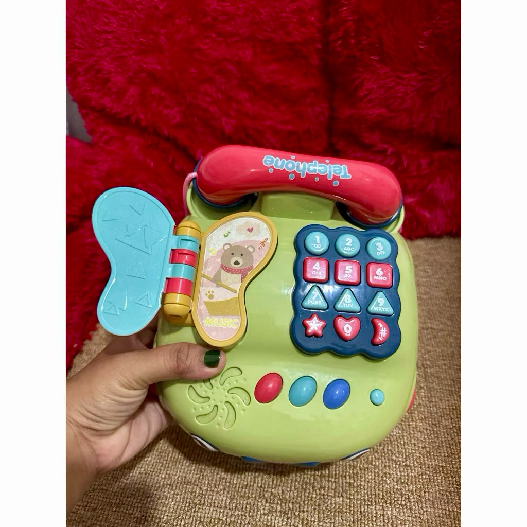 Mainan Telepon Anak (Nyala Normal) - Mainan Edukasi Telepon Anak Mainan Telepon murah
