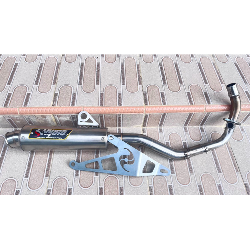 Knalpot Vespa Matic Shijiro M3 Long inlet 38