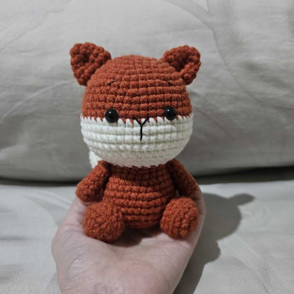Boneka Amigurumi Rubah / Boneka Rajut Rubah Fox / Boneka Lucu Unik