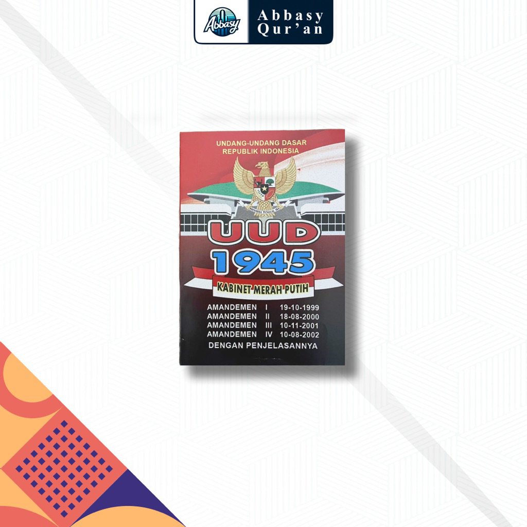 Buku UUD 1945 Terbaru Amandemen 1-4 Ukuran Saku