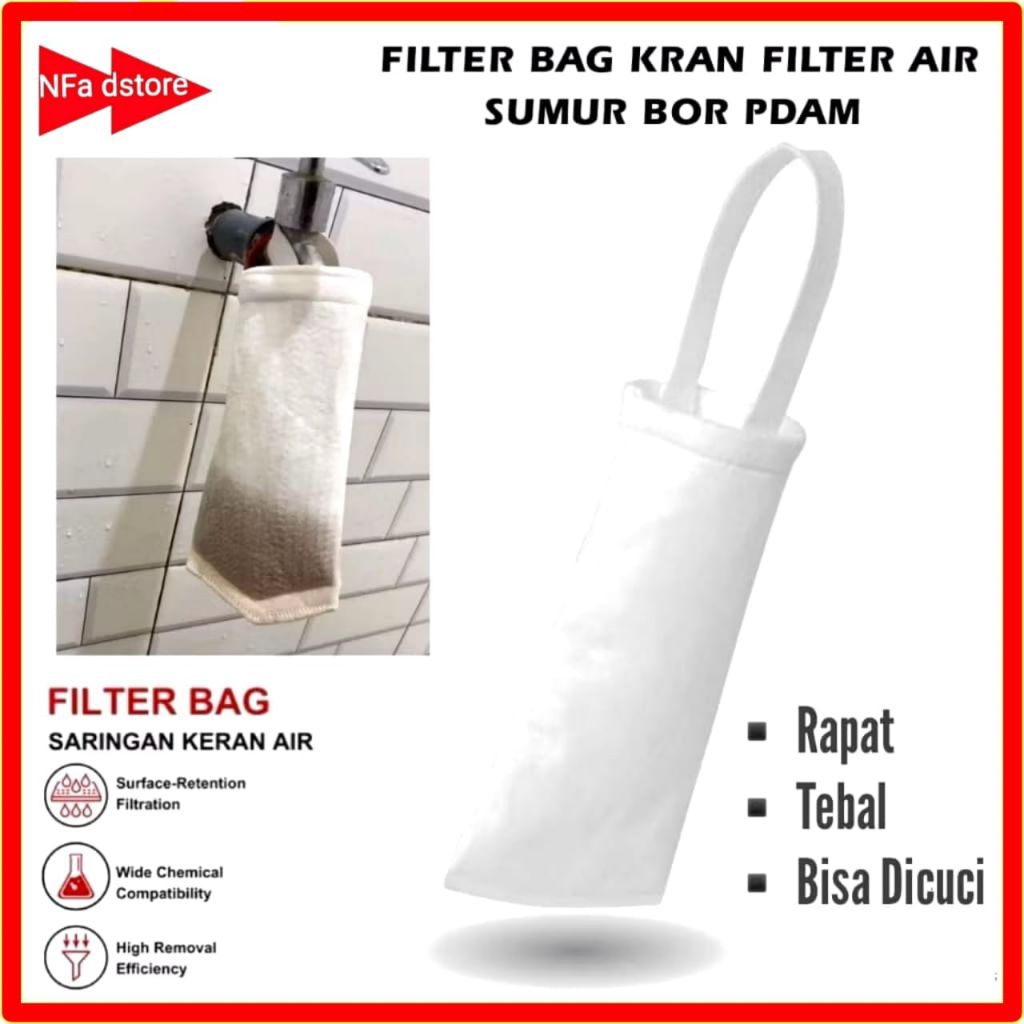 Saringan Air | Filter Bag Kain Air Kran Sumur Bahan Tebal